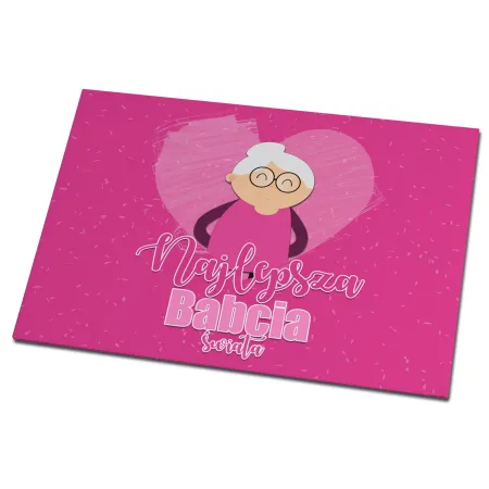 Magnes na lodówkę dla BABCI Najlepsza Babcia świata